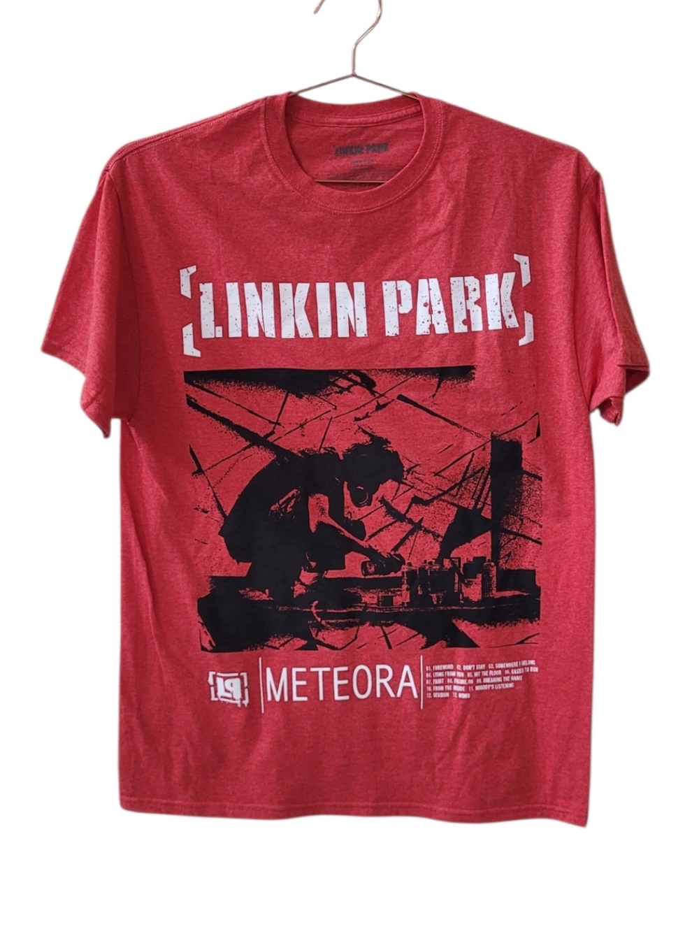 Linkin Park Red Meteora Short Sleeve Graphic Tee Size M